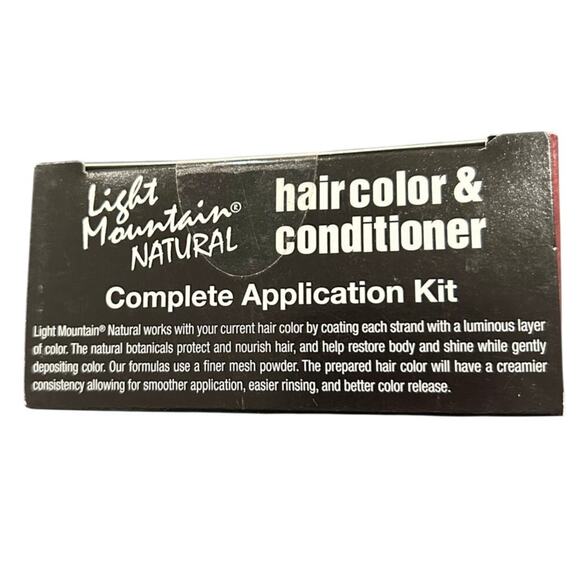 Natural Henna Hair Color & Conditioner MAHOGANY Certified Organic Light Mountain - Picture 6 of 10